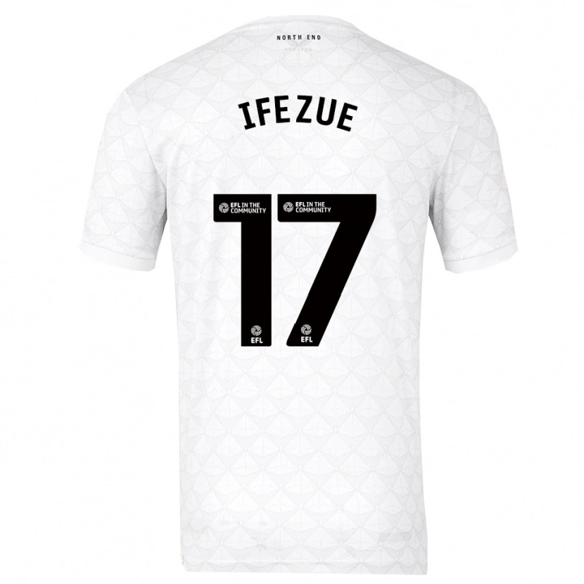 Danxen Herren Somto Ifezue #17 Weiß Rot Heimtrikot Trikot 2025/26 T-Shirt Österreich