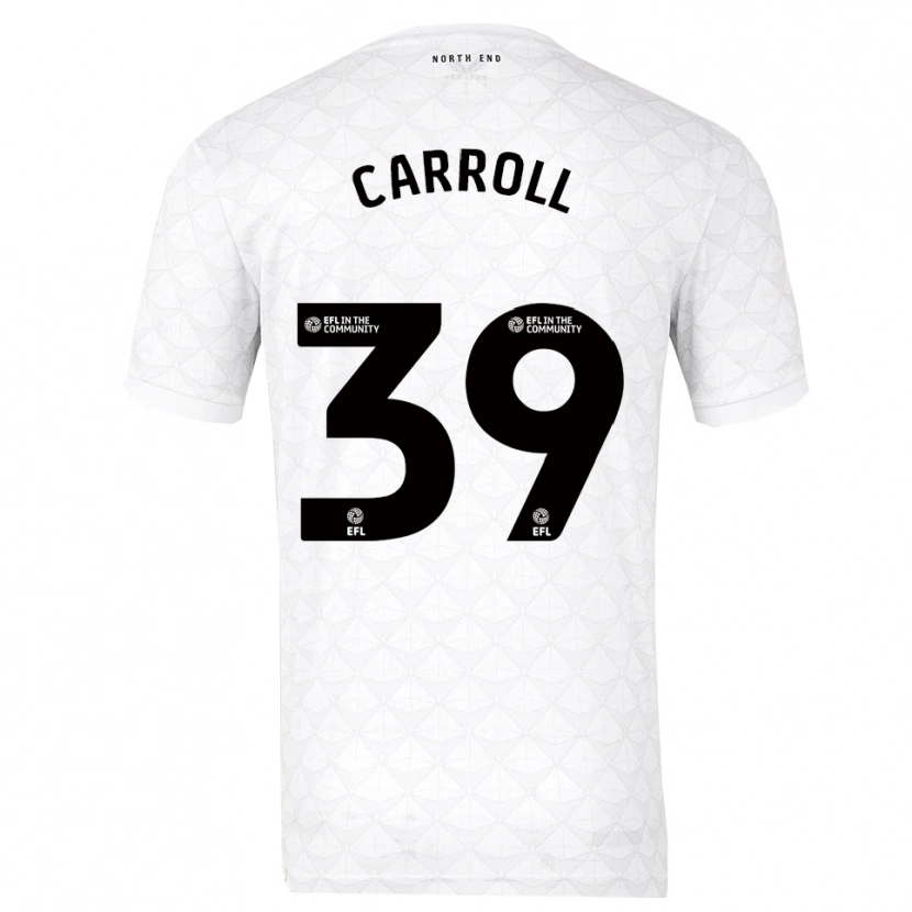 Danxen Herren Theo Carroll #39 Weiß Rot Heimtrikot Trikot 2025/26 T-Shirt Österreich