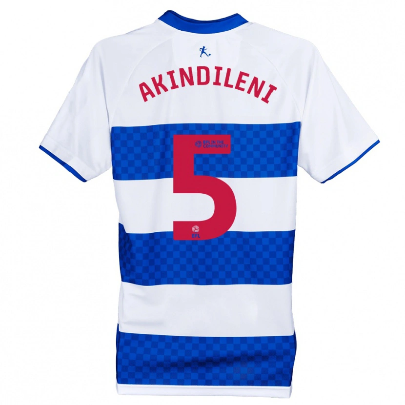 Danxen Herren Timothy Akindileni #5 Blau Weiß Heimtrikot Trikot 2025/26 T-Shirt Österreich