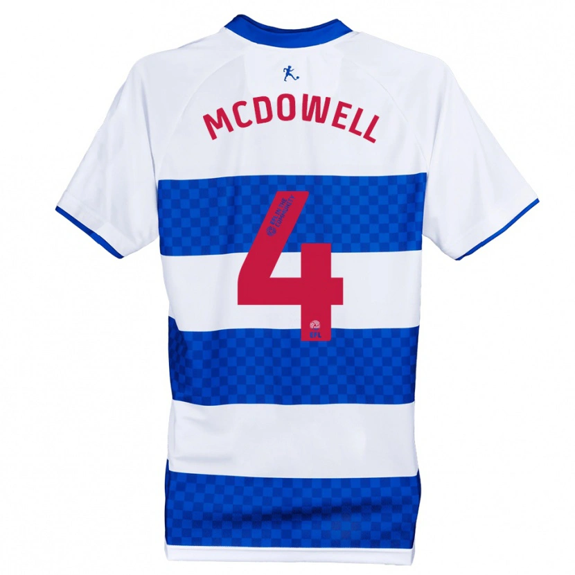 Danxen Herren Jack Mcdowell #4 Blau Weiß Heimtrikot Trikot 2025/26 T-Shirt Österreich