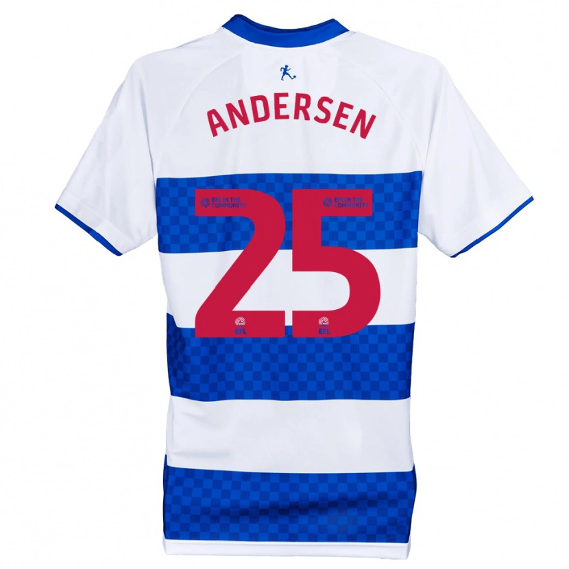 Danxen Herren Lucas Andersen #25 Blau Weiß Heimtrikot Trikot 2025/26 T-Shirt Österreich