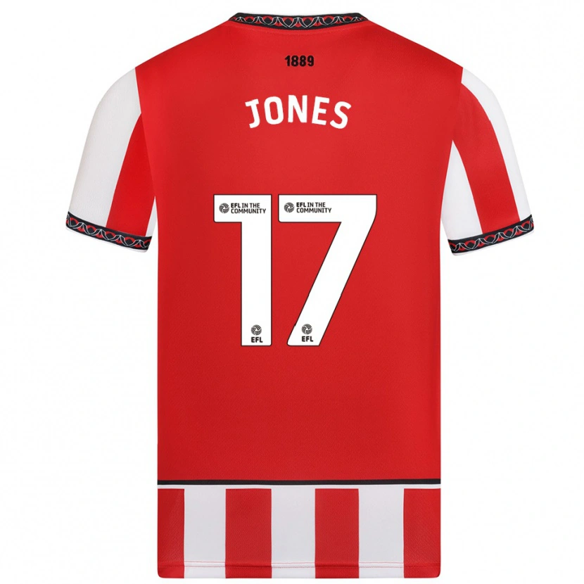 Danxen Herren Frankie Jones #17 Rot Weiß Heimtrikot Trikot 2025/26 T-Shirt Österreich