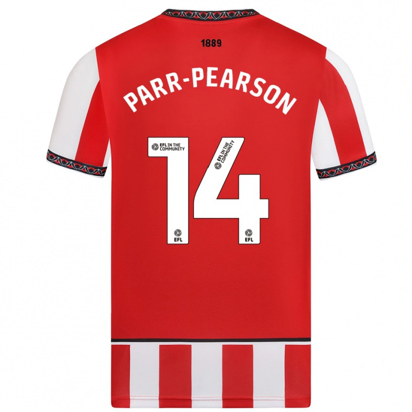 Danxen Herren Marley Parr-Pearson #14 Rot Weiß Heimtrikot Trikot 2025/26 T-Shirt Österreich