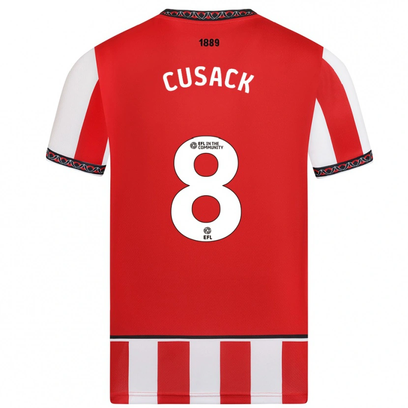 Danxen Herren Maddy Cusack † #8 Rot Weiß Heimtrikot Trikot 2025/26 T-Shirt Österreich