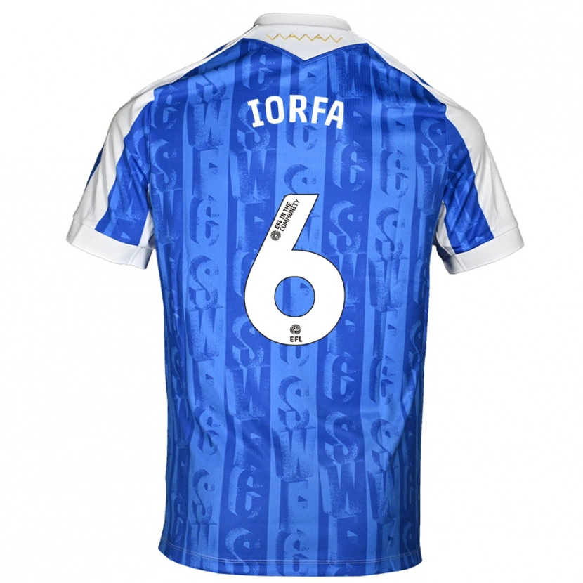 Danxen Herren Dominic Iorfa #6 Blau Weiß Heimtrikot Trikot 2025/26 T-Shirt Österreich