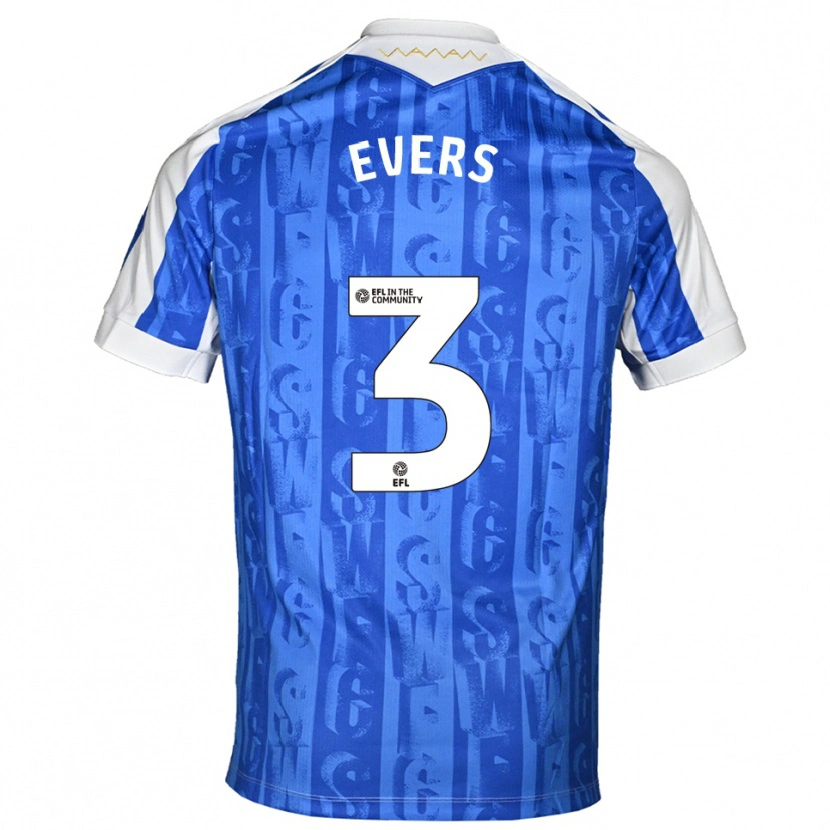 Danxen Herren Harry Evers #3 Blau Weiß Heimtrikot Trikot 2025/26 T-Shirt Österreich