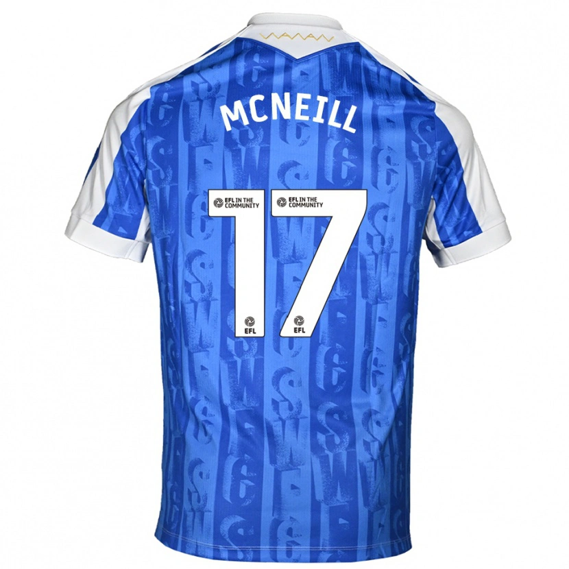 Danxen Herren Charlie Mcneill #17 Blau Weiß Heimtrikot Trikot 2025/26 T-Shirt Österreich