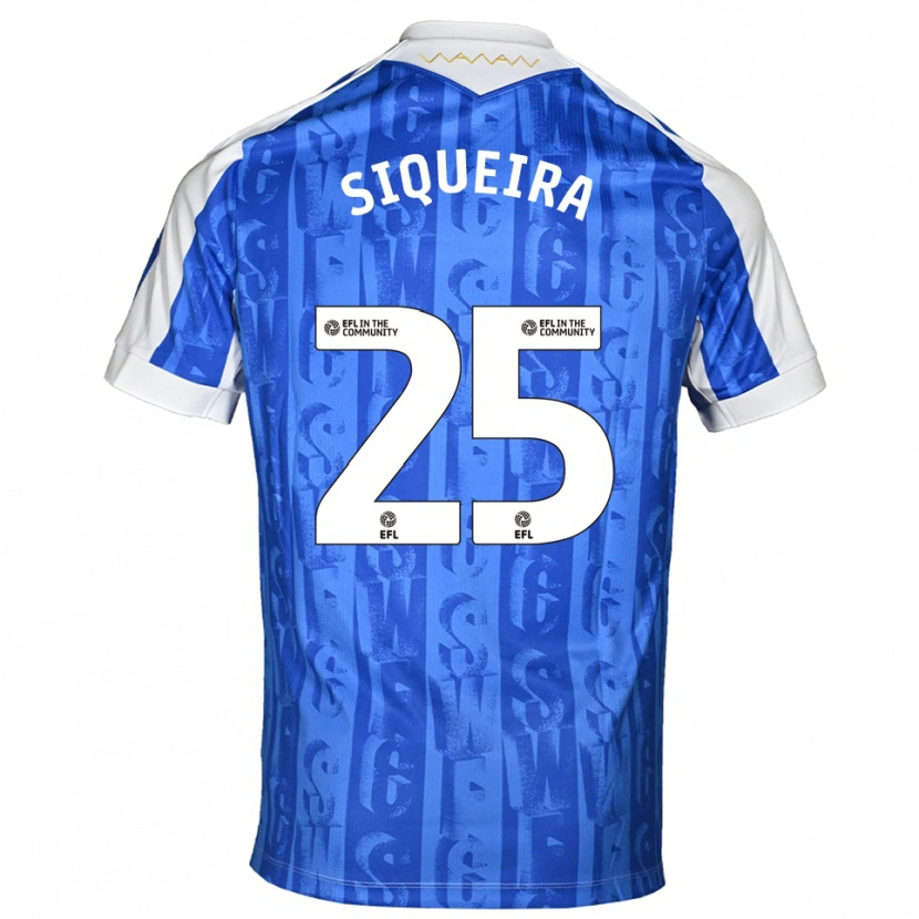 Danxen Herren Guilherme Siqueira #25 Blau Weiß Heimtrikot Trikot 2025/26 T-Shirt Österreich