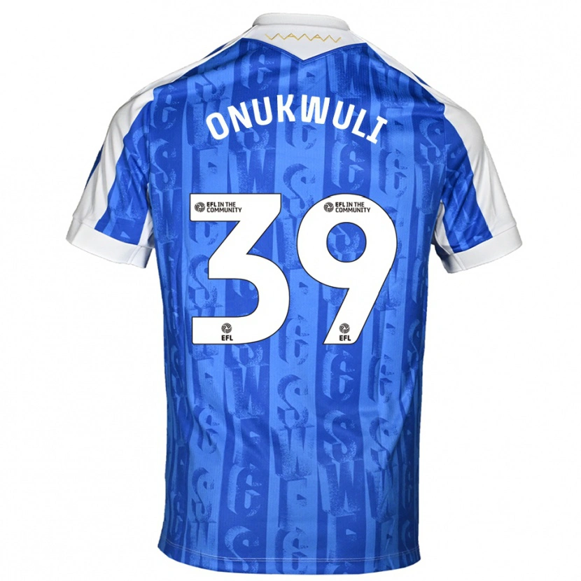 Danxen Herren Favour Onukwuli #39 Blau Weiß Heimtrikot Trikot 2025/26 T-Shirt Österreich