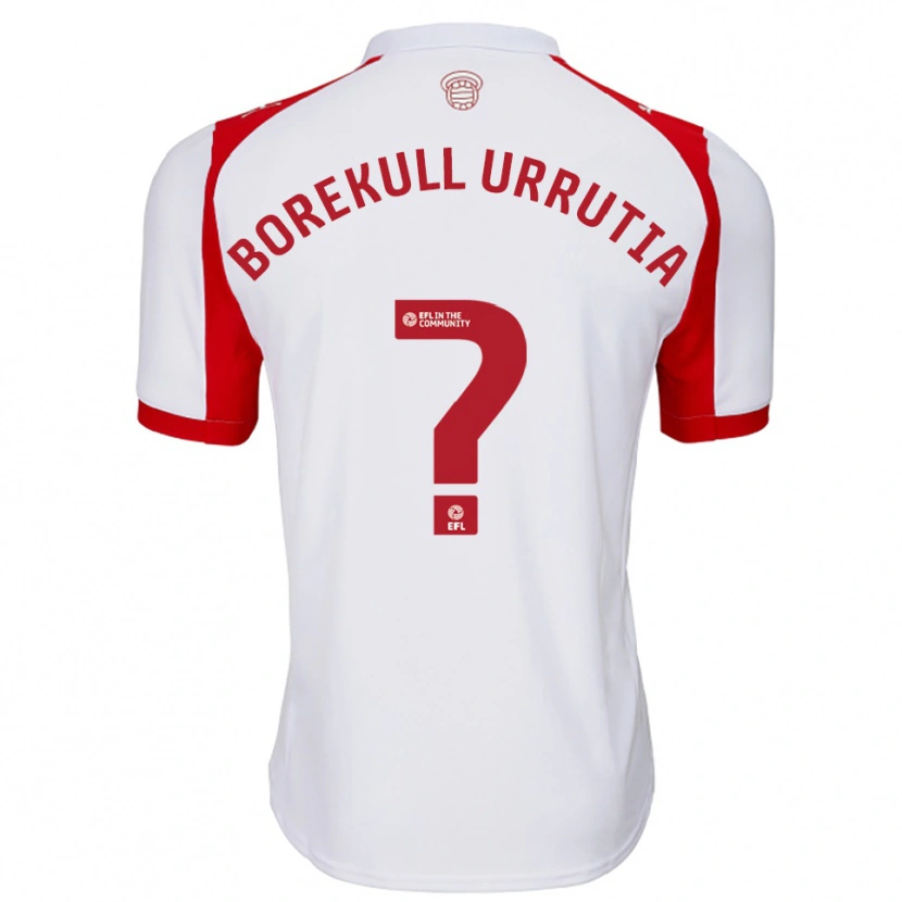 Danxen Herren Joaquin Borekull Urrutia #0 Weiß Rot Heimtrikot Trikot 2025/26 T-Shirt Österreich