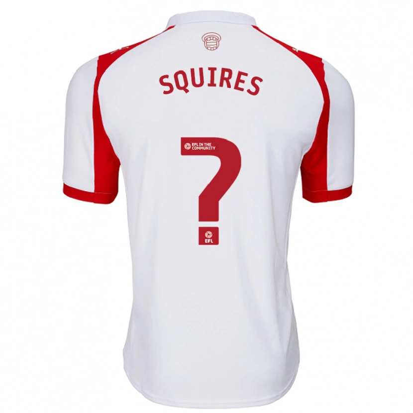 Danxen Herren Joshua Squires #0 Weiß Rot Heimtrikot Trikot 2025/26 T-Shirt Österreich