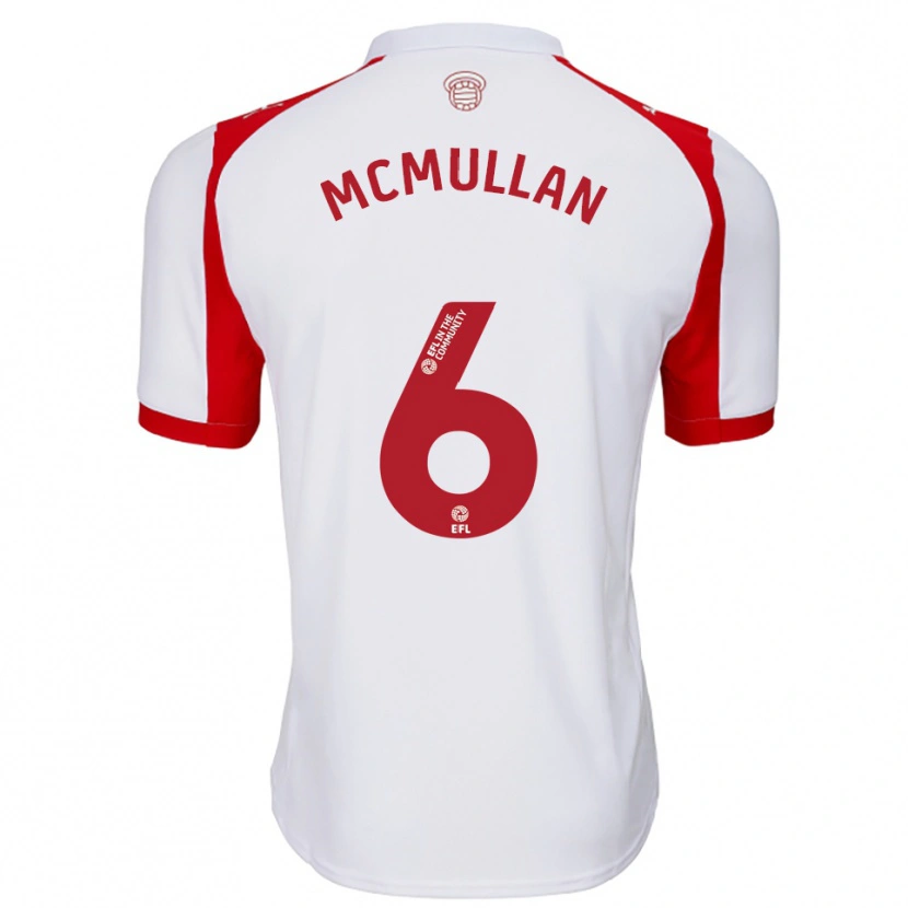 Danxen Herren Korban Mcmullan #6 Weiß Rot Heimtrikot Trikot 2025/26 T-Shirt Österreich