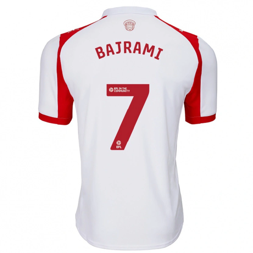 Danxen Herren Klevi Bariami #7 Weiß Rot Heimtrikot Trikot 2025/26 T-Shirt Österreich