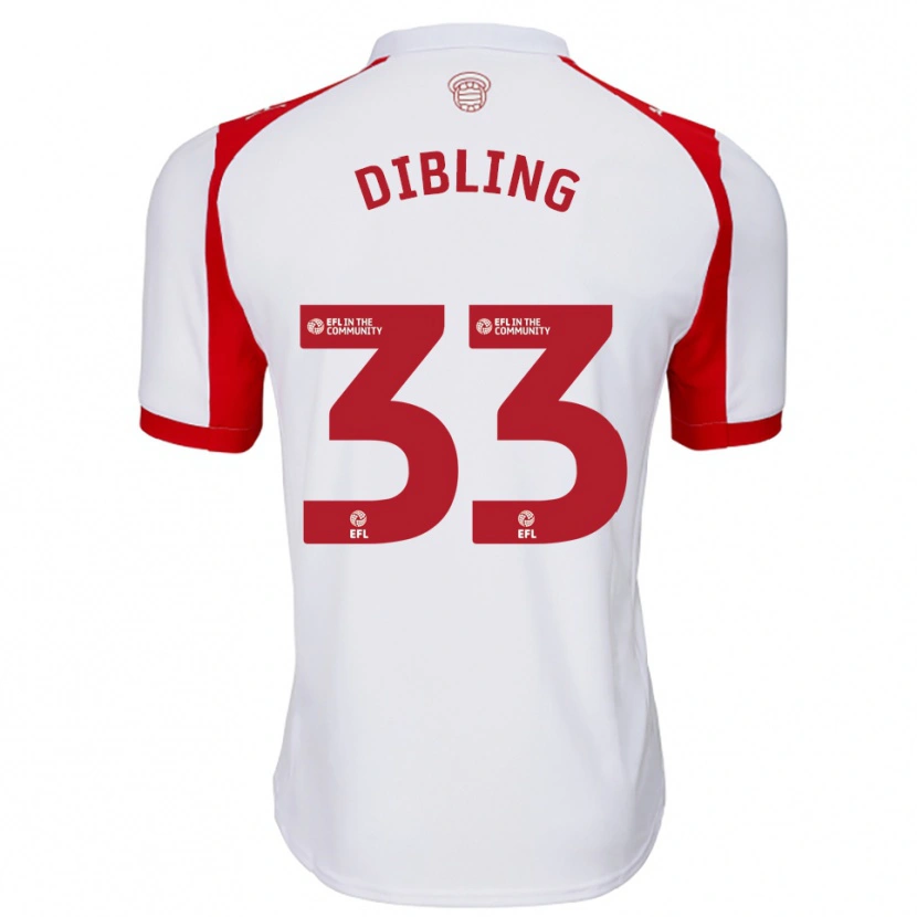 Danxen Herren Tyler Dibling #33 Weiß Rot Heimtrikot Trikot 2025/26 T-Shirt Österreich