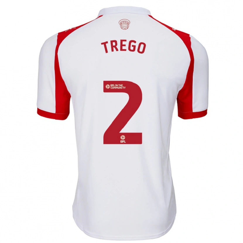Danxen Herren Dexter Trego #2 Weiß Rot Heimtrikot Trikot 2025/26 T-Shirt Österreich