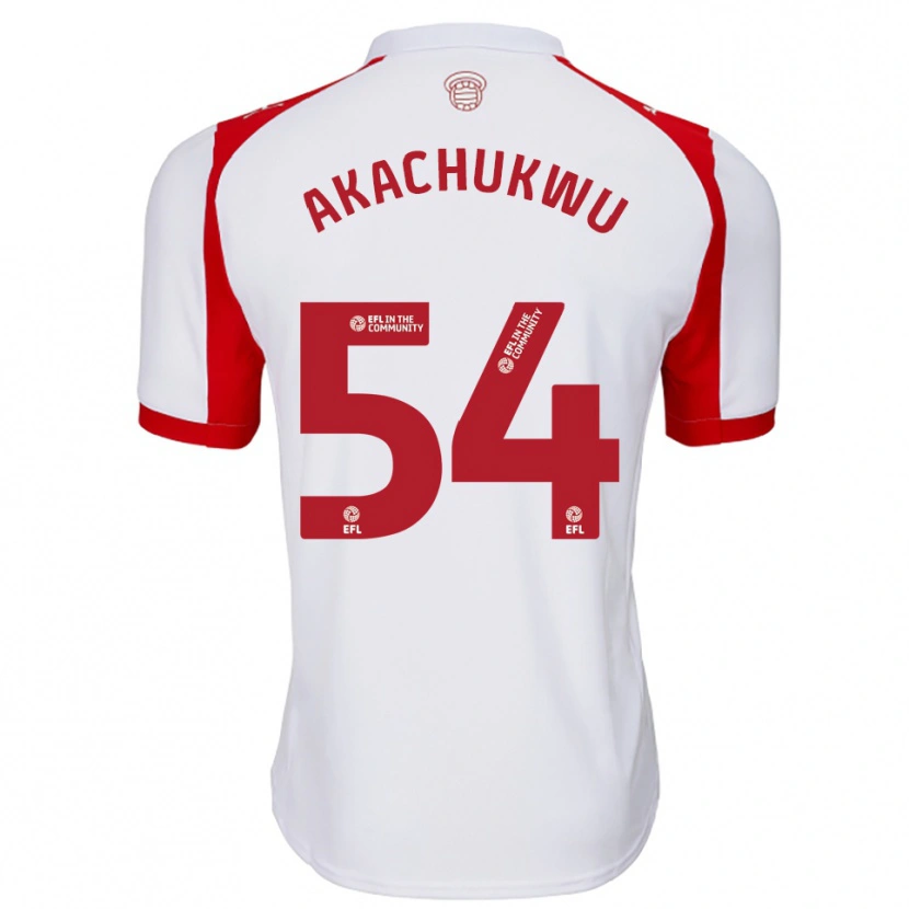 Danxen Herren Romeo Akachukwu #54 Weiß Rot Heimtrikot Trikot 2025/26 T-Shirt Österreich
