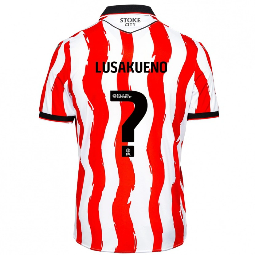 Danxen Herren Matty Lusakueno #0 Weiß Rot Heimtrikot Trikot 2025/26 T-Shirt Österreich