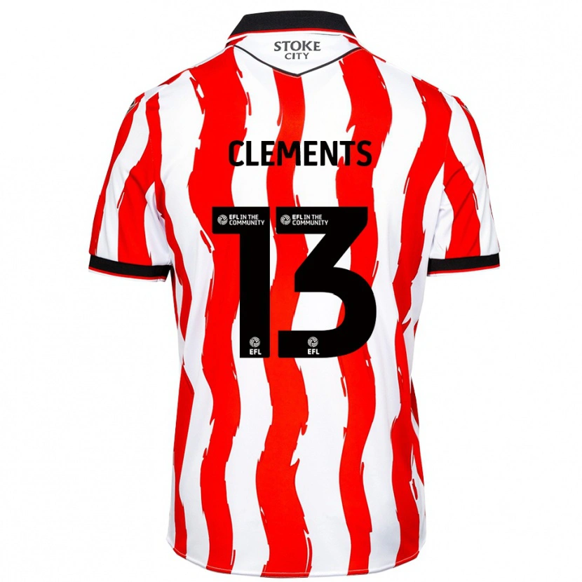 Danxen Herren Daisy Clements #13 Weiß Rot Heimtrikot Trikot 2025/26 T-Shirt Österreich
