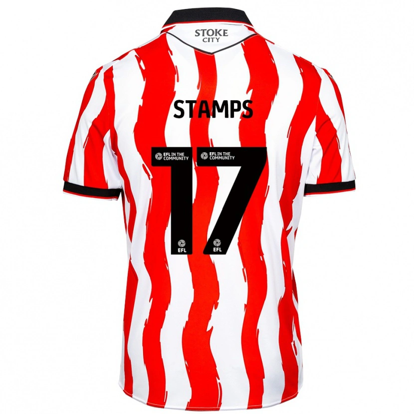 Danxen Herren Shannon Stamps #17 Weiß Rot Heimtrikot Trikot 2025/26 T-Shirt Österreich