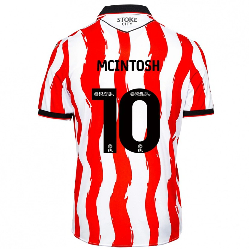 Danxen Herren Ruben Mcintosh #10 Weiß Rot Heimtrikot Trikot 2025/26 T-Shirt Österreich