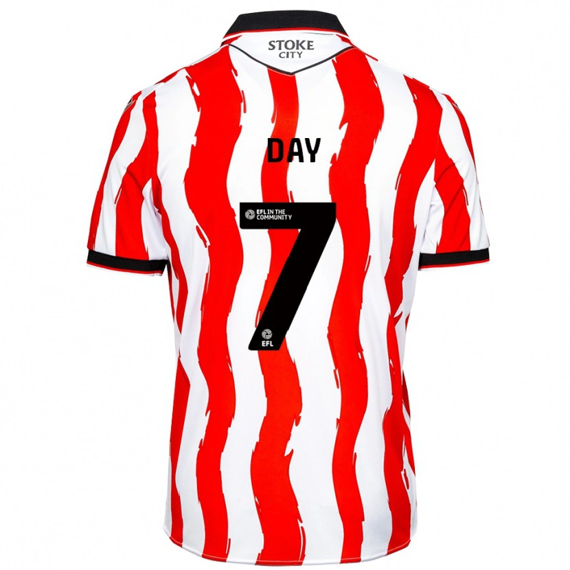 Danxen Herren Connor Day #7 Weiß Rot Heimtrikot Trikot 2025/26 T-Shirt Österreich