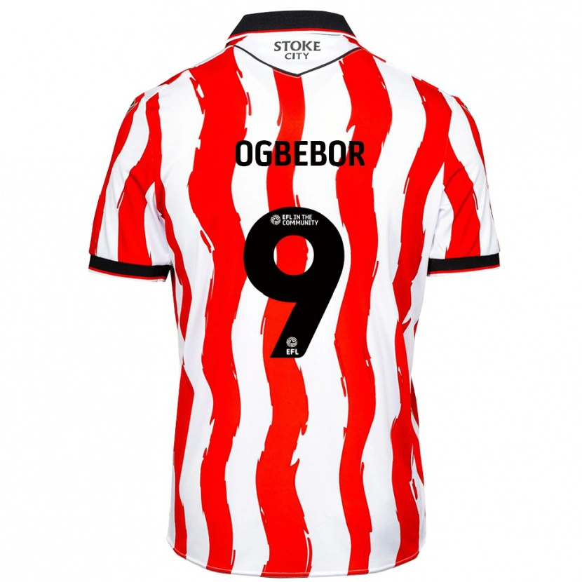 Danxen Herren Jaden Ogbebor #9 Weiß Rot Heimtrikot Trikot 2025/26 T-Shirt Österreich