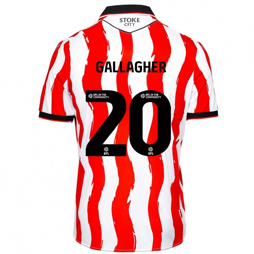 Danxen Herren Sam Gallagher #20 Weiß Rot Heimtrikot Trikot 2025/26 T-Shirt Österreich