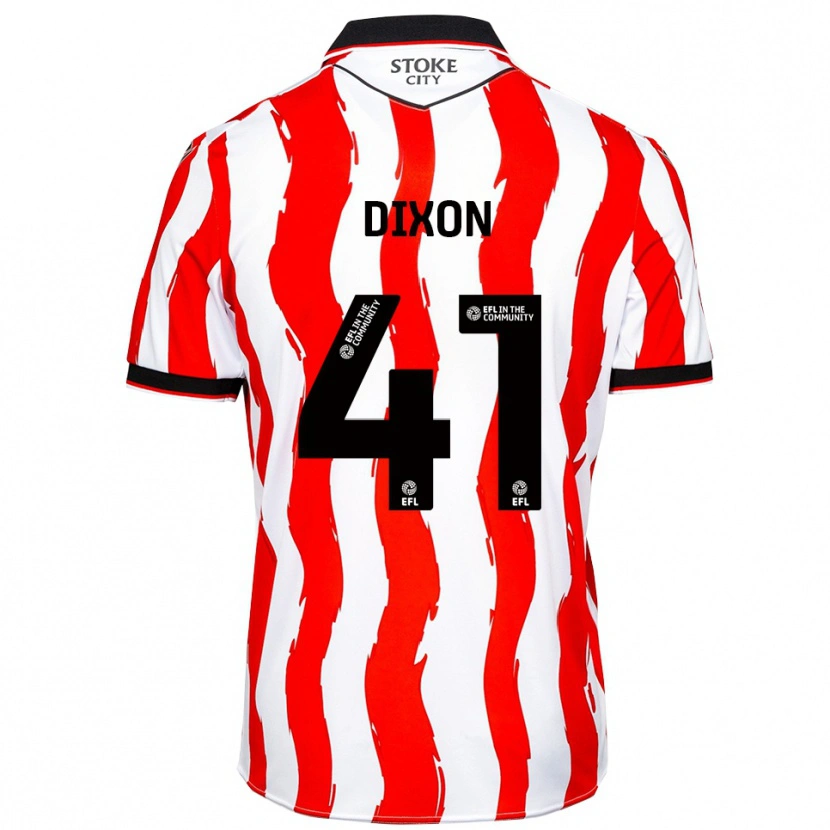 Danxen Herren Jaden Dixon #41 Weiß Rot Heimtrikot Trikot 2025/26 T-Shirt Österreich