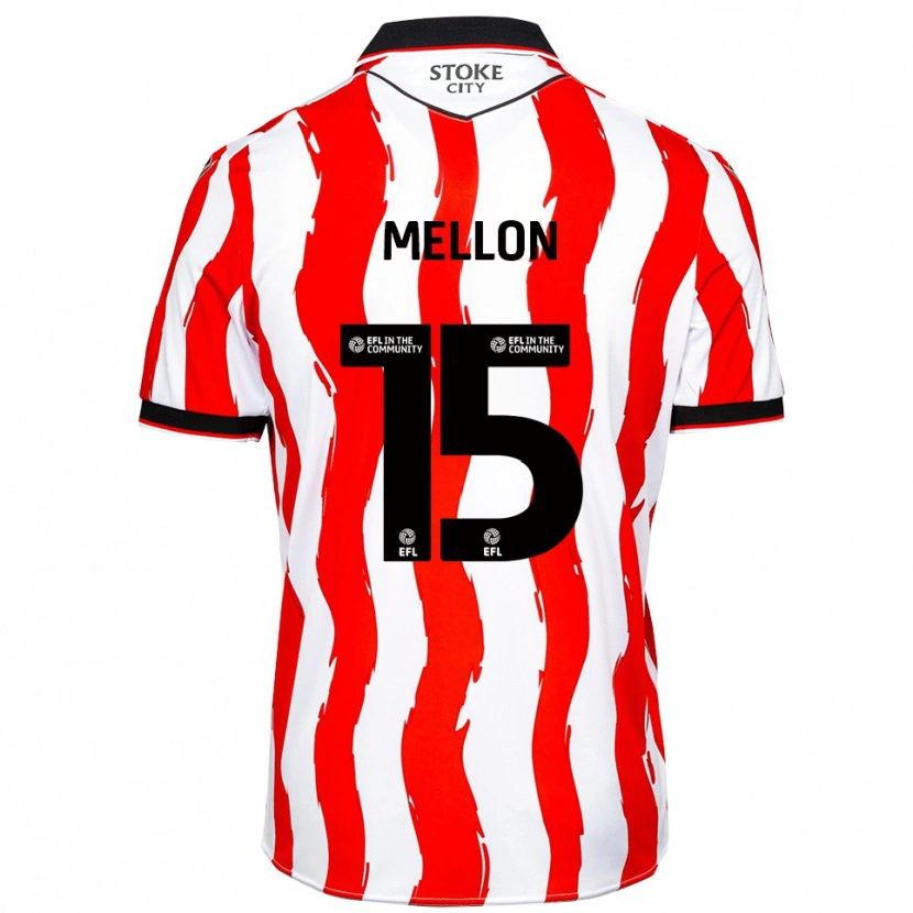 Danxen Herren Luke Mellon #15 Weiß Rot Heimtrikot Trikot 2025/26 T-Shirt Österreich
