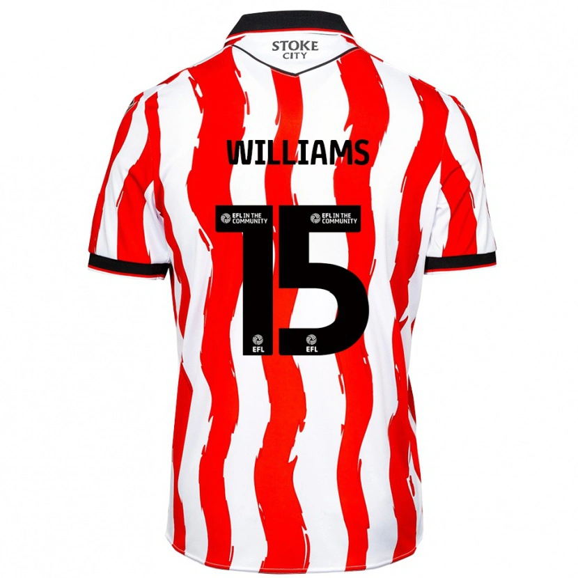 Danxen Herren Lee Williams #15 Weiß Rot Heimtrikot Trikot 2025/26 T-Shirt Österreich