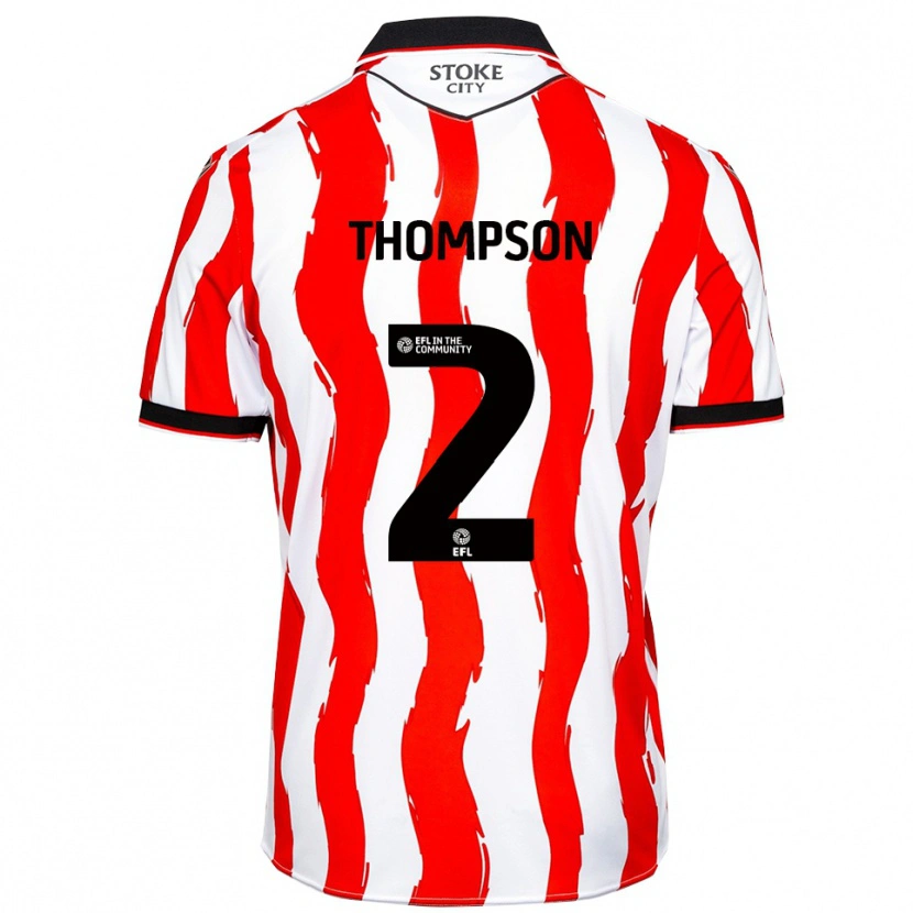 Danxen Herren Sophie Thompson #2 Weiß Rot Heimtrikot Trikot 2025/26 T-Shirt Österreich