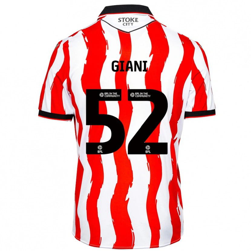 Danxen Herren Laurence Giani #52 Weiß Rot Heimtrikot Trikot 2025/26 T-Shirt Österreich