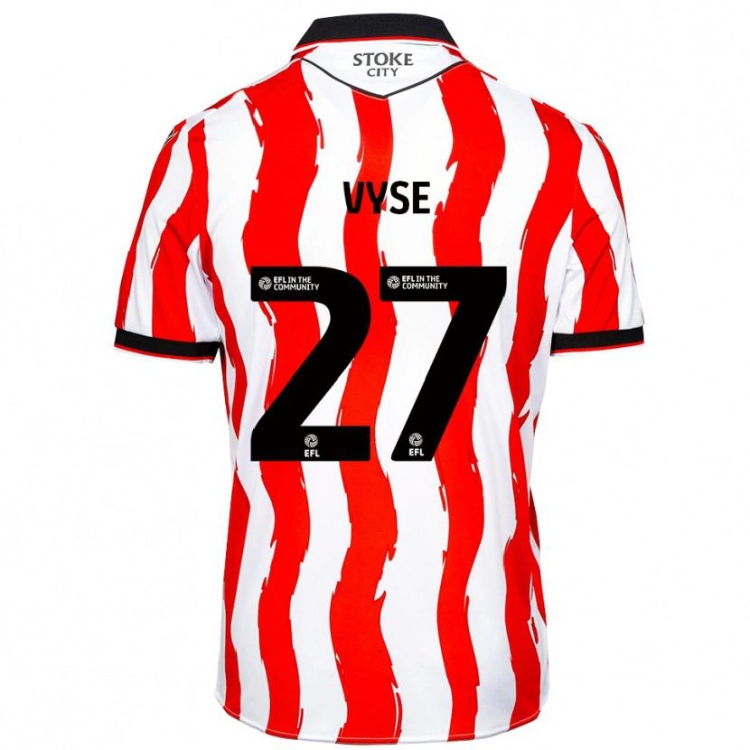 Danxen Herren Ryah Vyse #27 Weiß Rot Heimtrikot Trikot 2025/26 T-Shirt Österreich