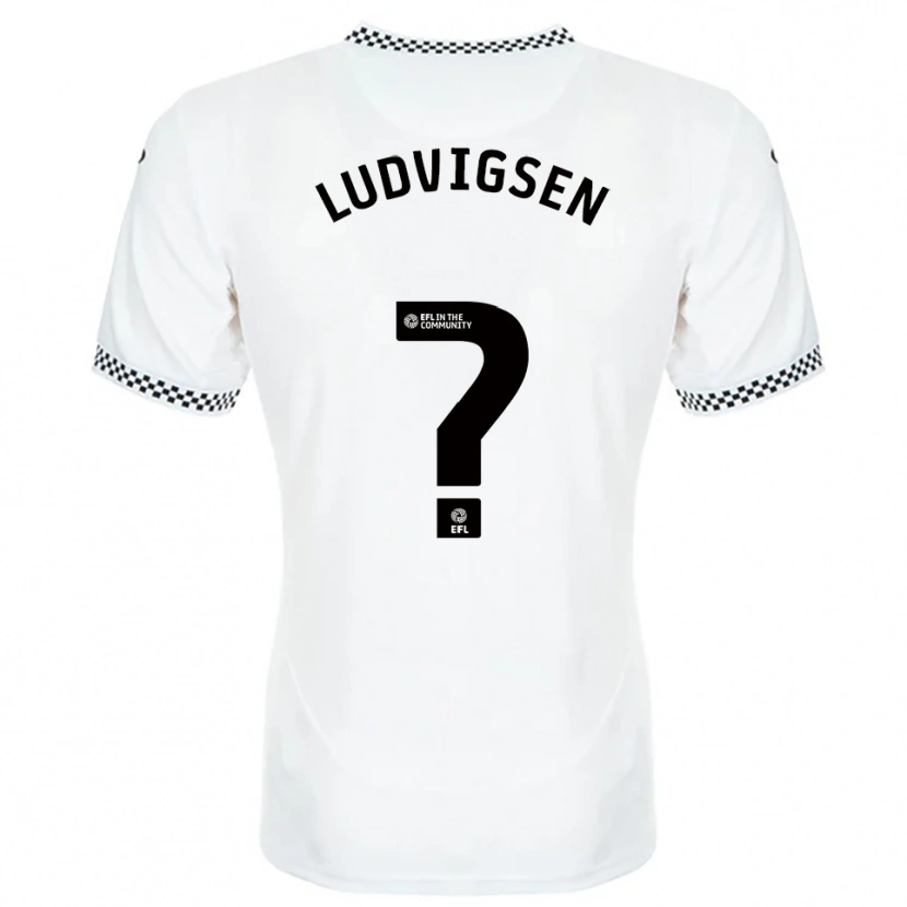 Danxen Herren Kai Ludvigsen #0 Weiß Orange Heimtrikot Trikot 2025/26 T-Shirt Österreich