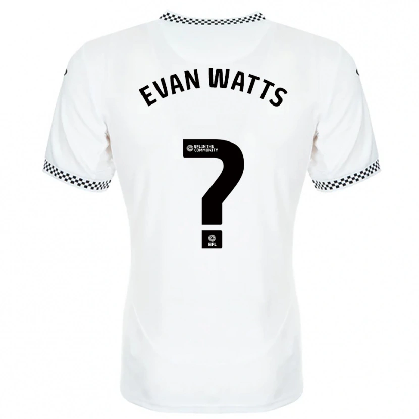 Danxen Herren Evan Watts #0 Weiß Orange Heimtrikot Trikot 2025/26 T-Shirt Österreich