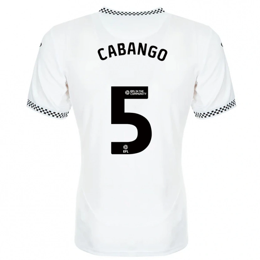 Danxen Herren Ben Cabango #5 Weiß Orange Heimtrikot Trikot 2025/26 T-Shirt Österreich