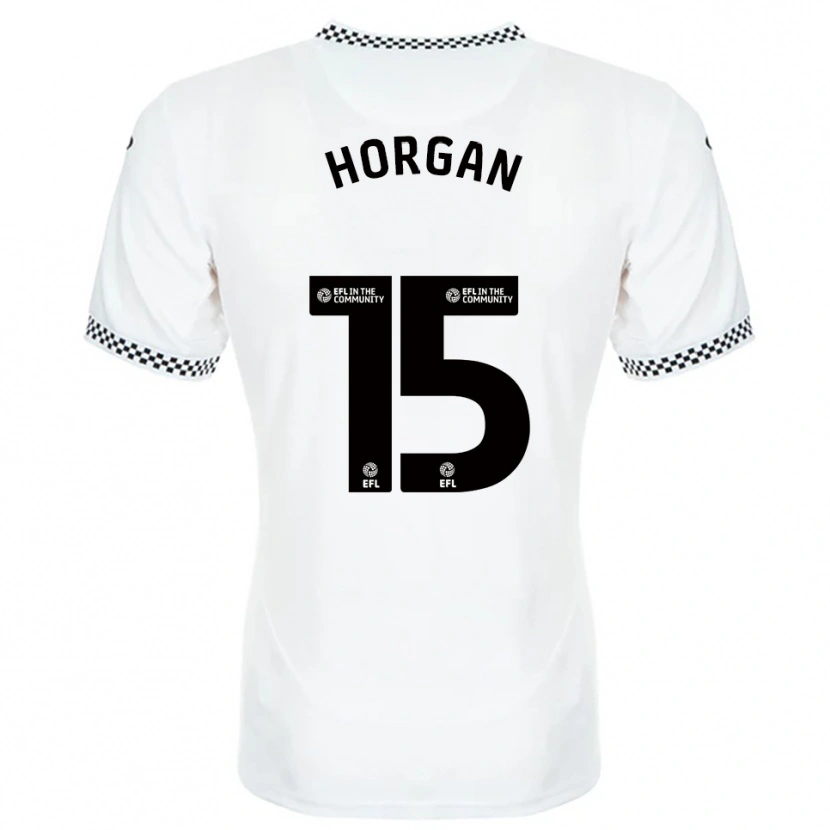 Danxen Herren Gwenan Horgan #15 Weiß Orange Heimtrikot Trikot 2025/26 T-Shirt Österreich