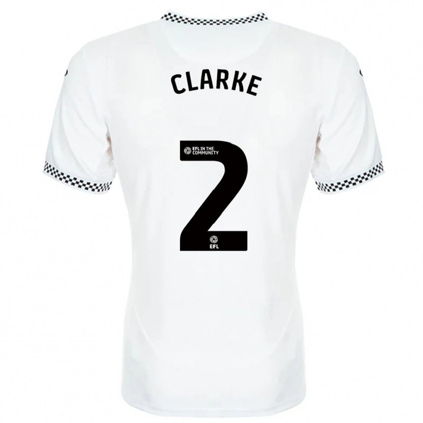 Danxen Herren Billy Clarke #2 Weiß Orange Heimtrikot Trikot 2025/26 T-Shirt Österreich