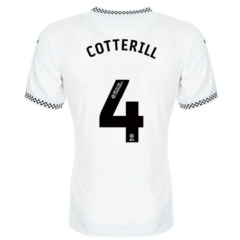 Danxen Herren Joel Cotterill #4 Weiß Orange Heimtrikot Trikot 2025/26 T-Shirt Österreich