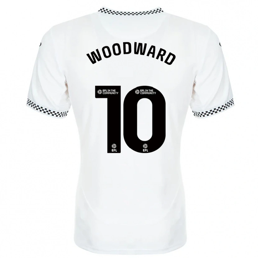 Danxen Herren Thomas Woodward #10 Weiß Orange Heimtrikot Trikot 2025/26 T-Shirt Österreich