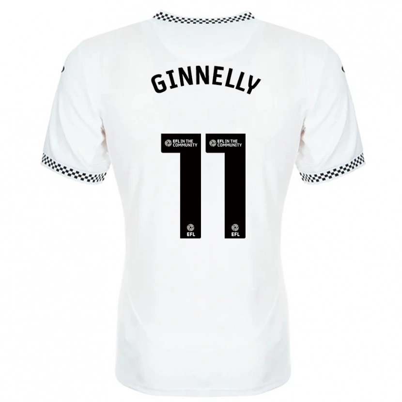 Danxen Herren Josh Ginnelly #11 Weiß Orange Heimtrikot Trikot 2025/26 T-Shirt Österreich