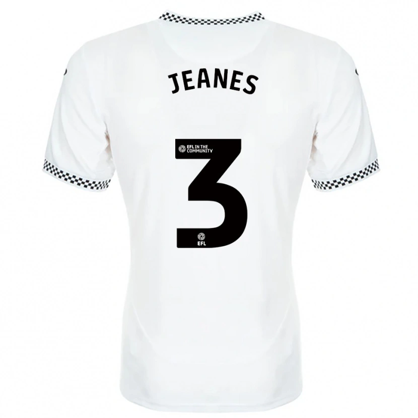 Danxen Herren Zac Jeanes #3 Weiß Orange Heimtrikot Trikot 2025/26 T-Shirt Österreich