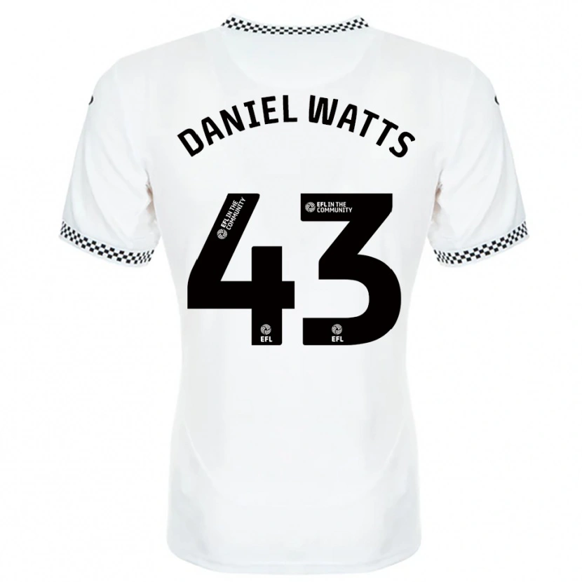 Danxen Herren Daniel Watts #43 Weiß Orange Heimtrikot Trikot 2025/26 T-Shirt Österreich