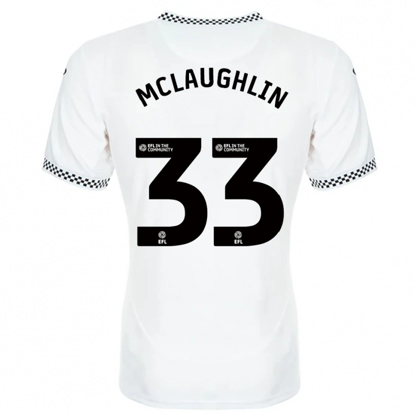 Danxen Herren Jon Mclaughlin #33 Weiß Orange Heimtrikot Trikot 2025/26 T-Shirt Österreich