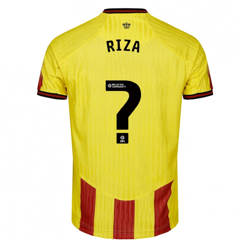 Danxen Herren Josh Riza #0 Gelb Rot Heimtrikot Trikot 2025/26 T-Shirt Österreich