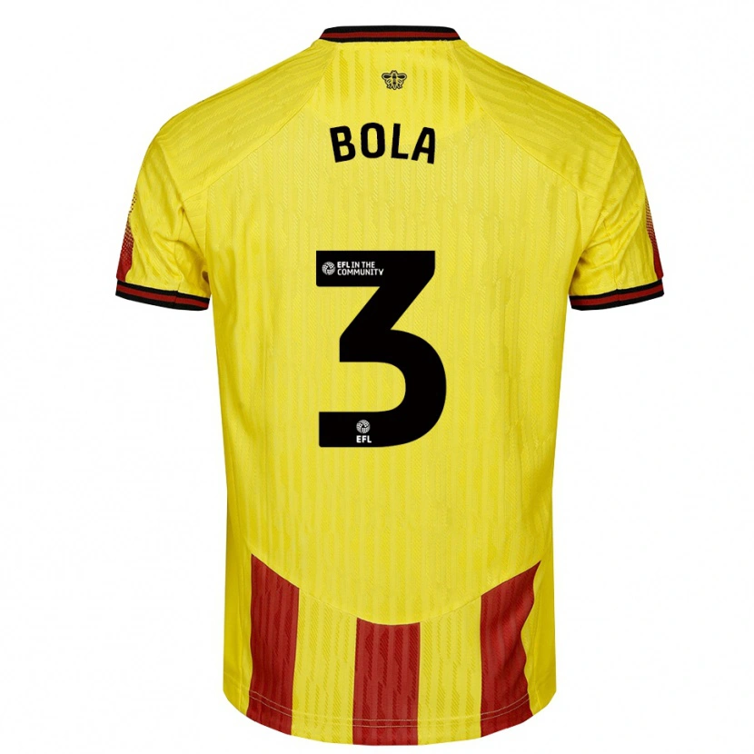 Danxen Herren Marc Bola #3 Gelb Rot Heimtrikot Trikot 2025/26 T-Shirt Österreich