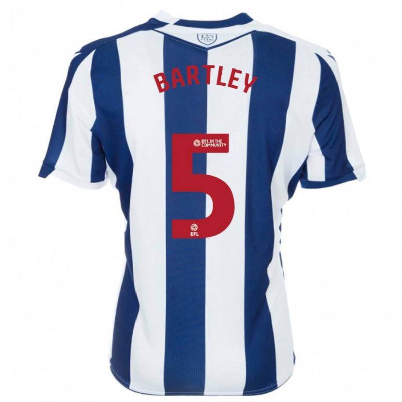 Danxen Herren Kyle Bartley #5 Marine Weiß Heimtrikot Trikot 2025/26 T-Shirt Österreich