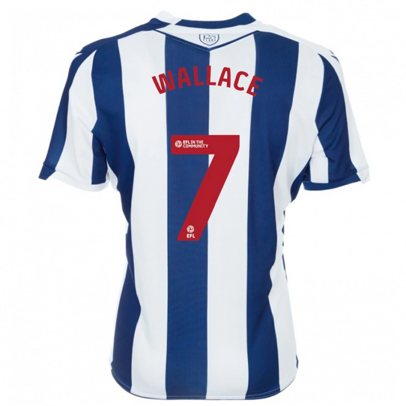 Danxen Herren Jed Wallace #7 Marine Weiß Heimtrikot Trikot 2025/26 T-Shirt Österreich