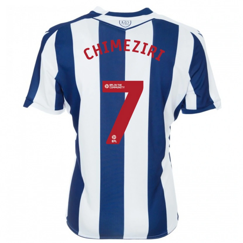 Danxen Herren Dan Chimeziri #7 Marine Weiß Heimtrikot Trikot 2025/26 T-Shirt Österreich