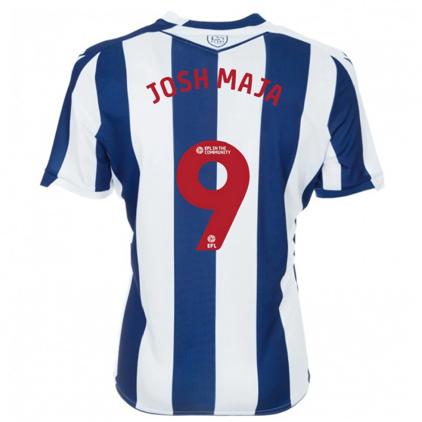 Danxen Herren Josh Maja #9 Marine Weiß Heimtrikot Trikot 2025/26 T-Shirt Österreich